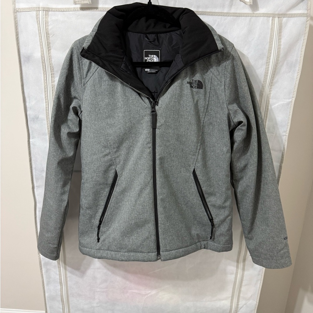 The North Face Charcoal Softshell Jacket - Picture 2 of 3